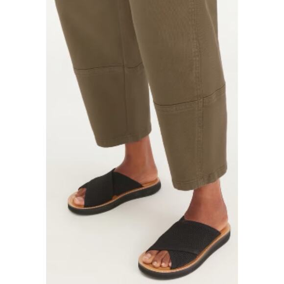 $118 Everlane The Utility Barrel Pant Green - size 0 - Picture 3 of 12